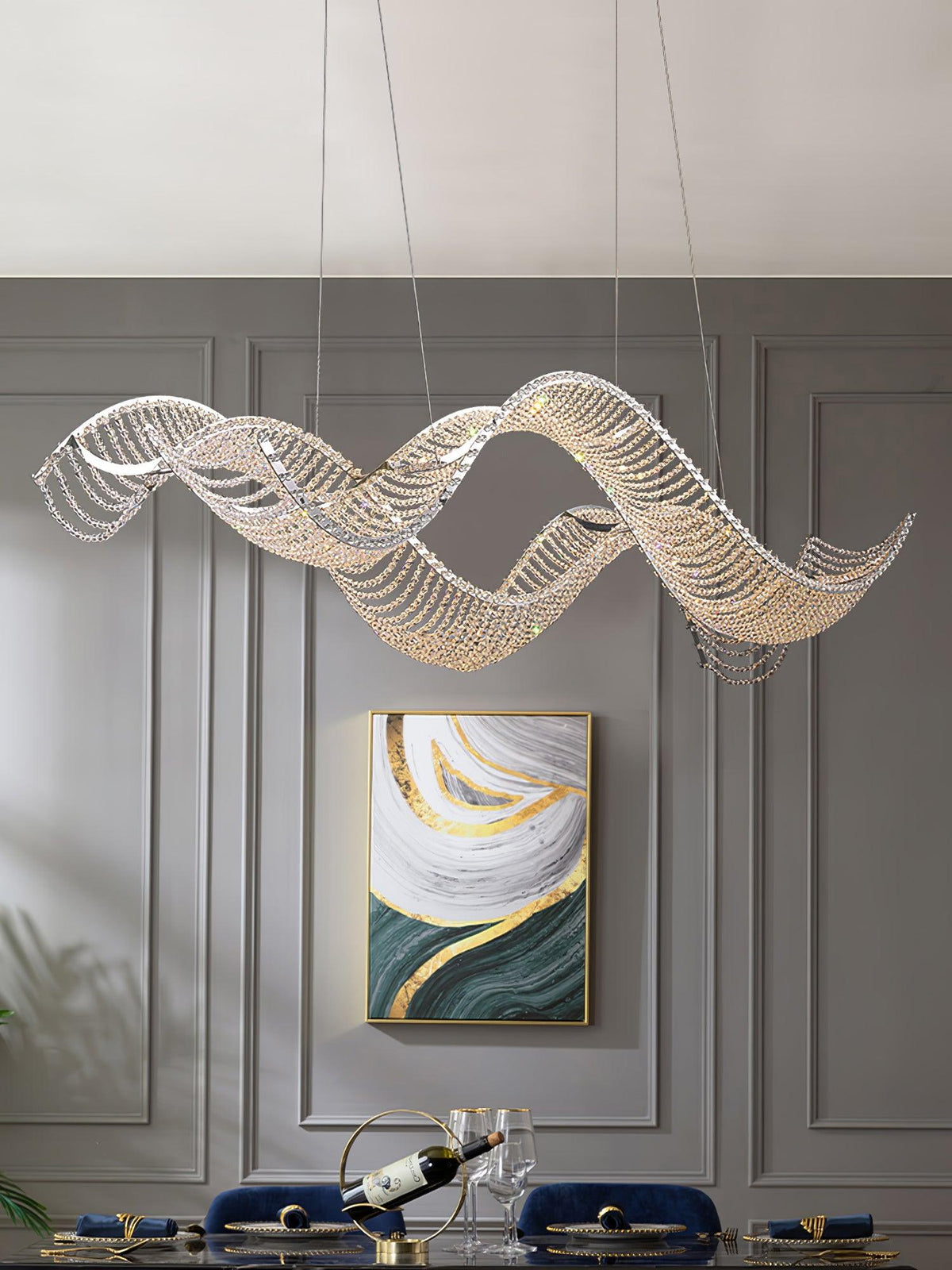 Caelox Postmodern luxe Kristal Kroonluchter