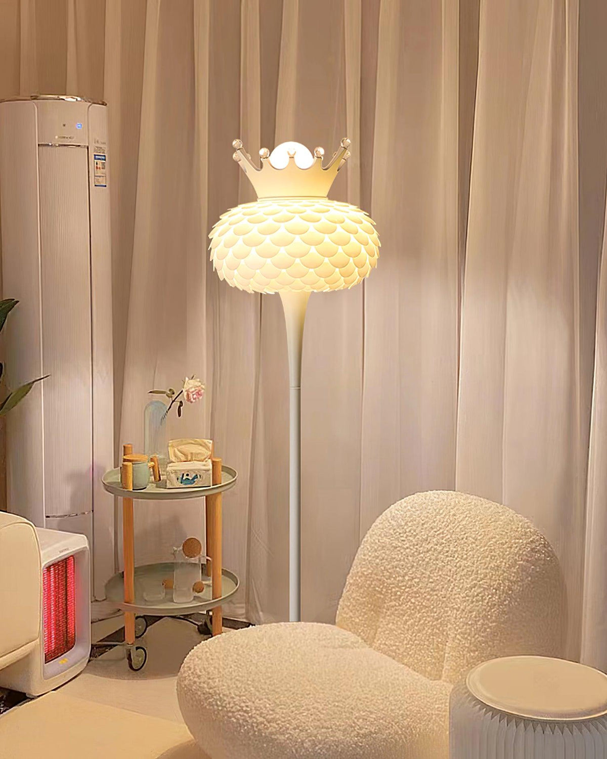 Regal moderne vloerlamp van PVC