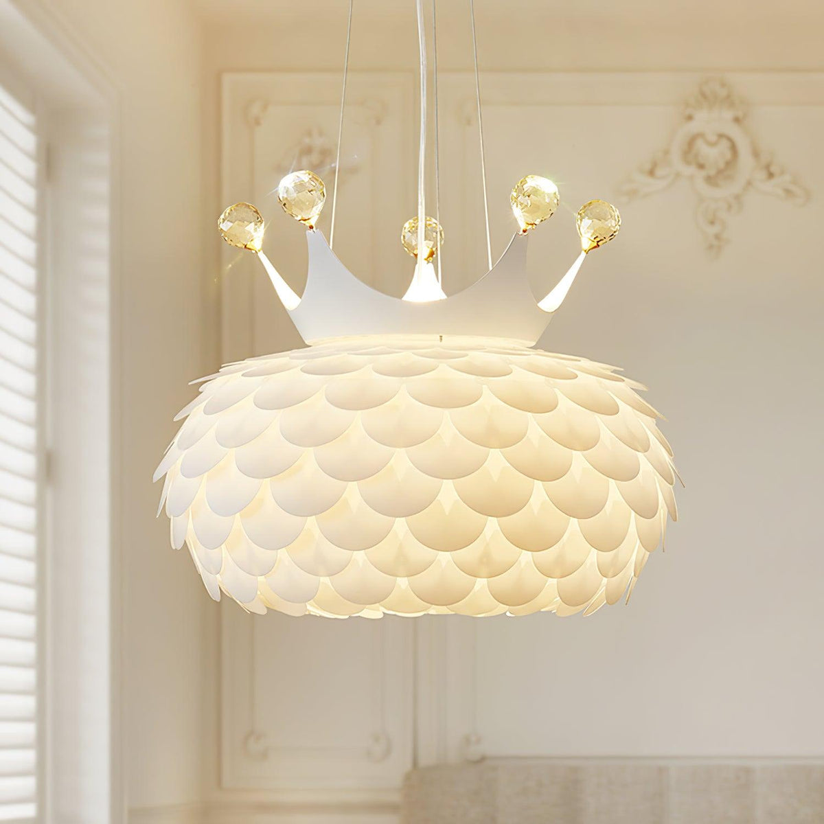 Keloz hanglamp Acryl Scalloped Crown Whimsical