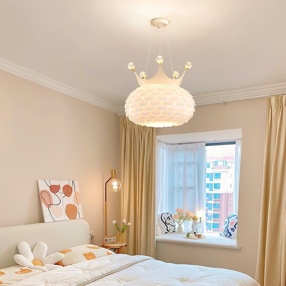 Keloz hanglamp Acryl Scalloped Crown Whimsical
