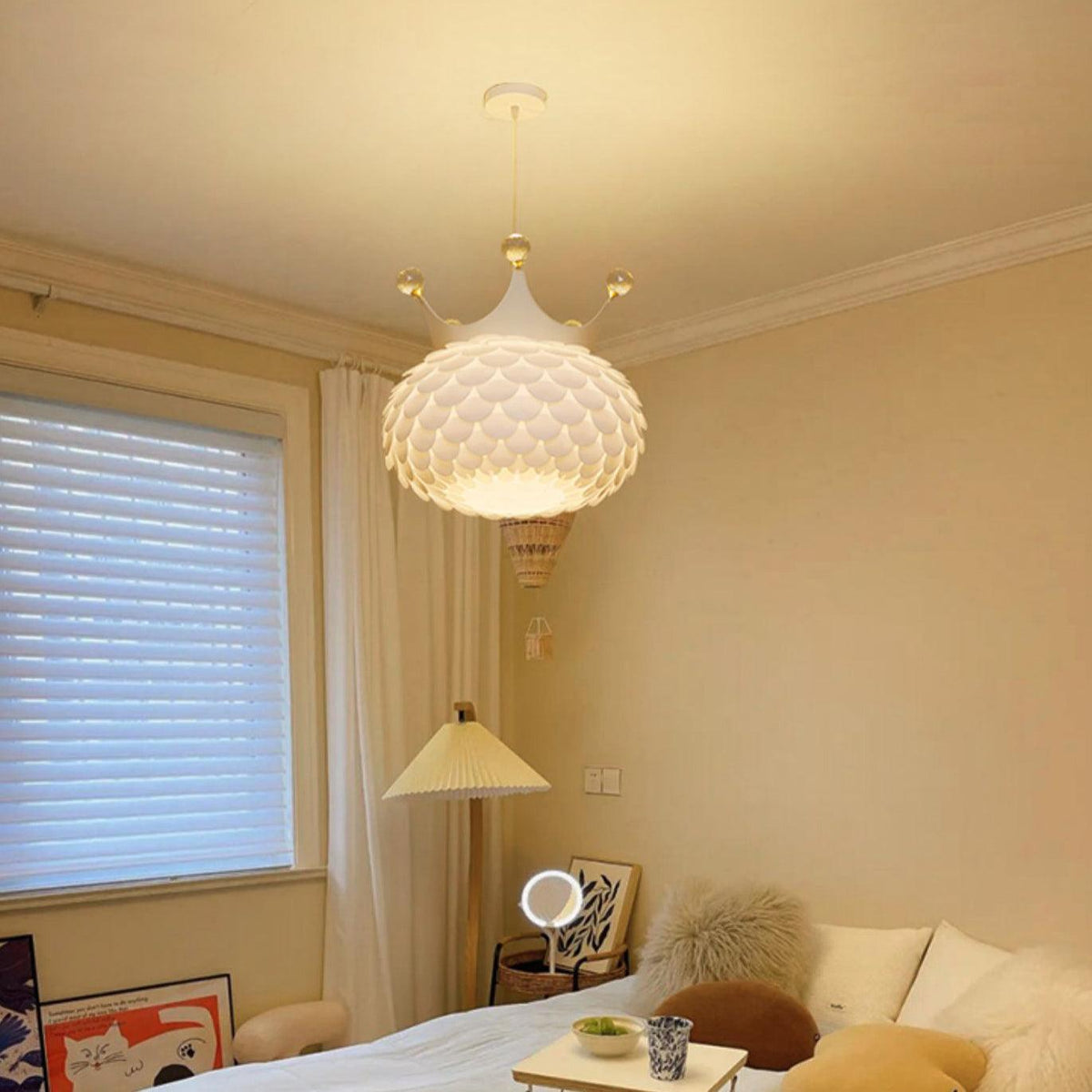 Keloz hanglamp Acryl Scalloped Crown Whimsical