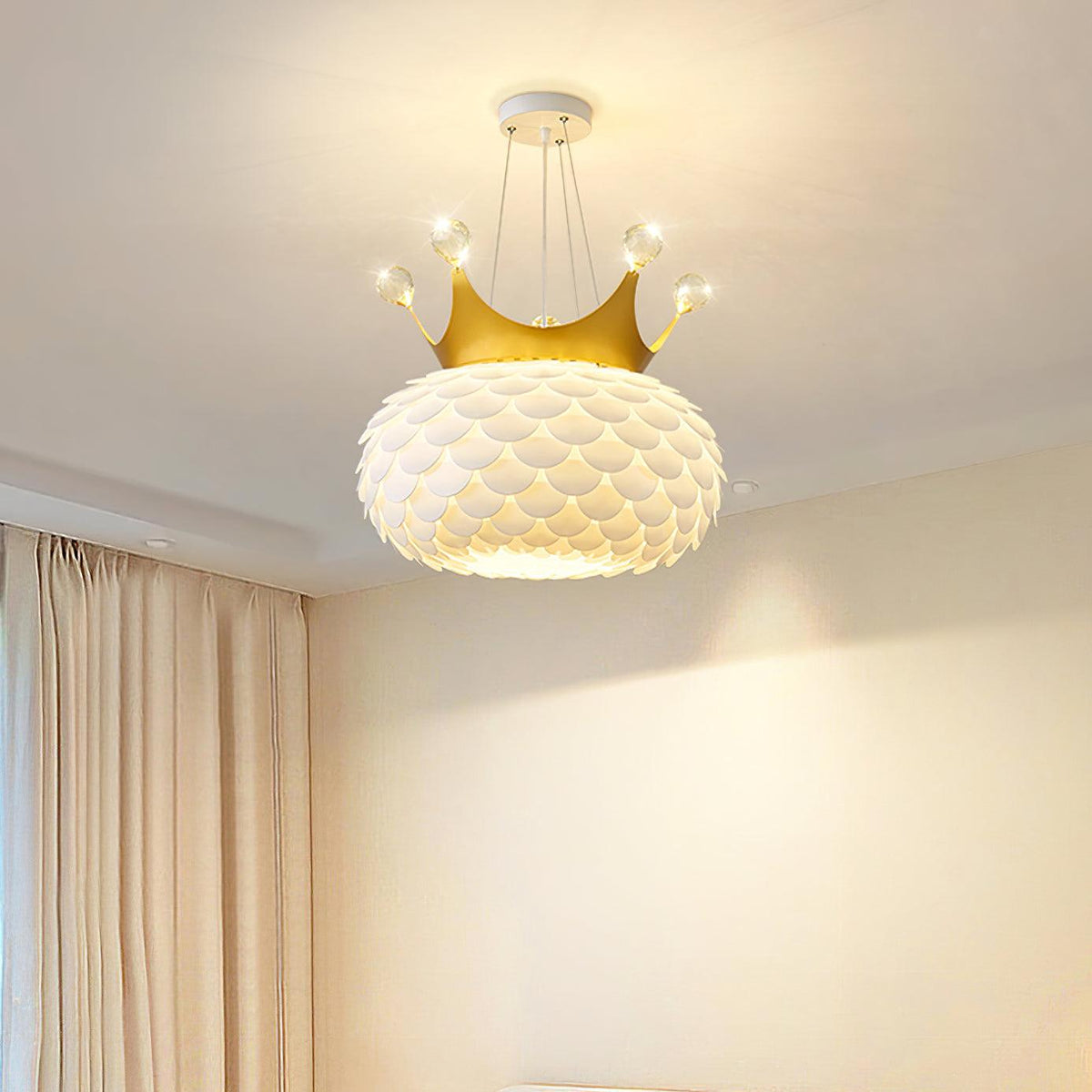 Keloz hanglamp Acryl Scalloped Crown Whimsical