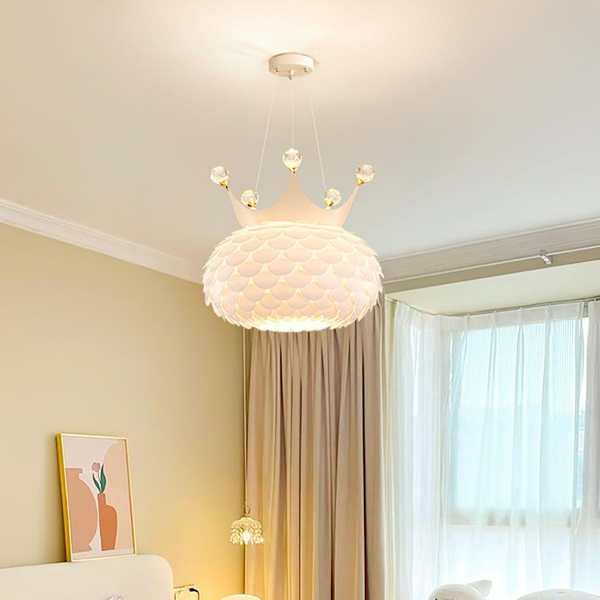 Keloz hanglamp Acryl Scalloped Crown Whimsical