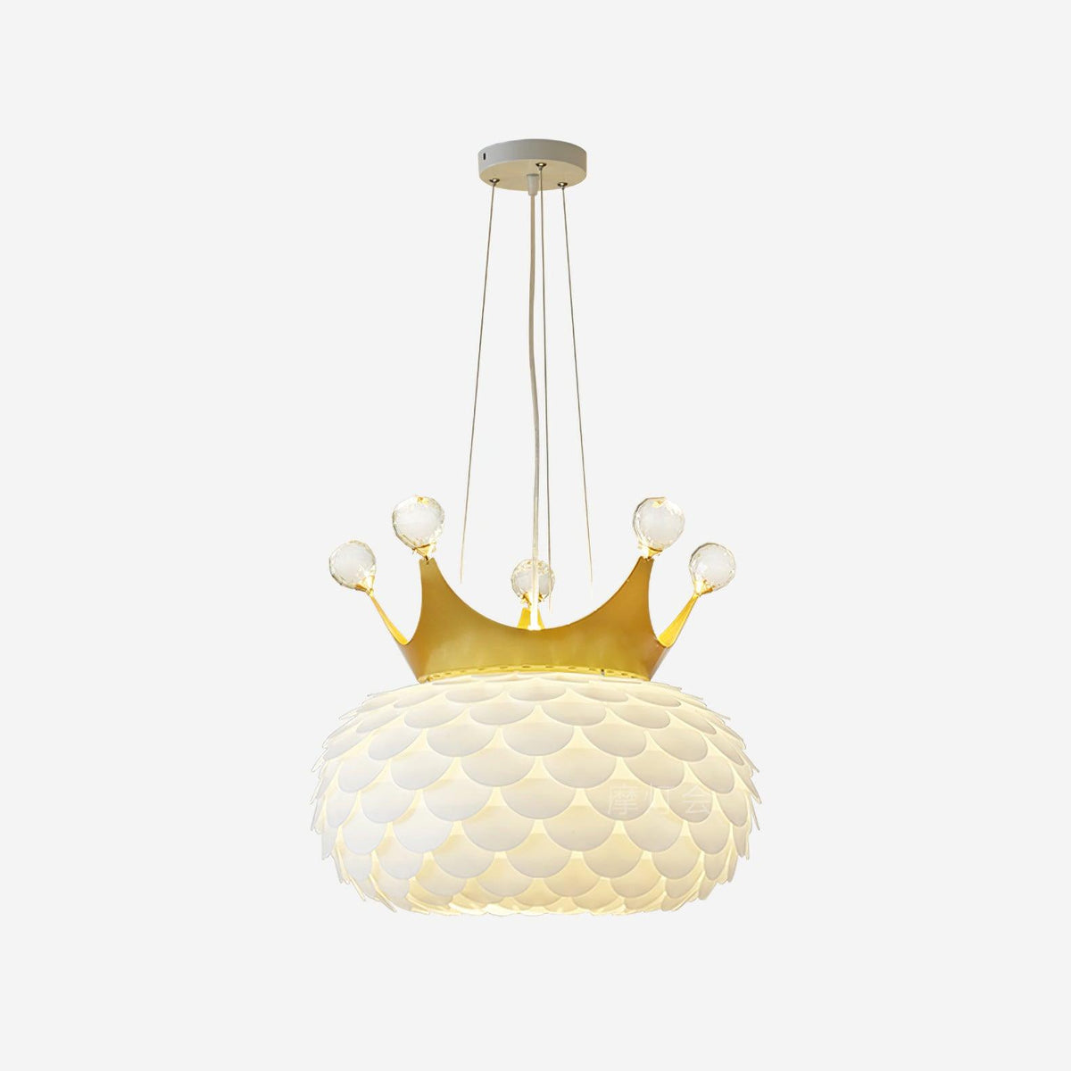 Keloz hanglamp Acryl Scalloped Crown Whimsical