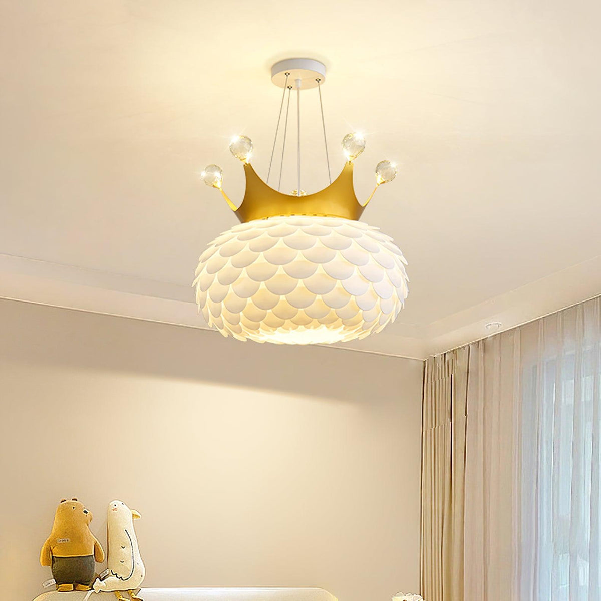 Keloz hanglamp Acryl Scalloped Crown Whimsical