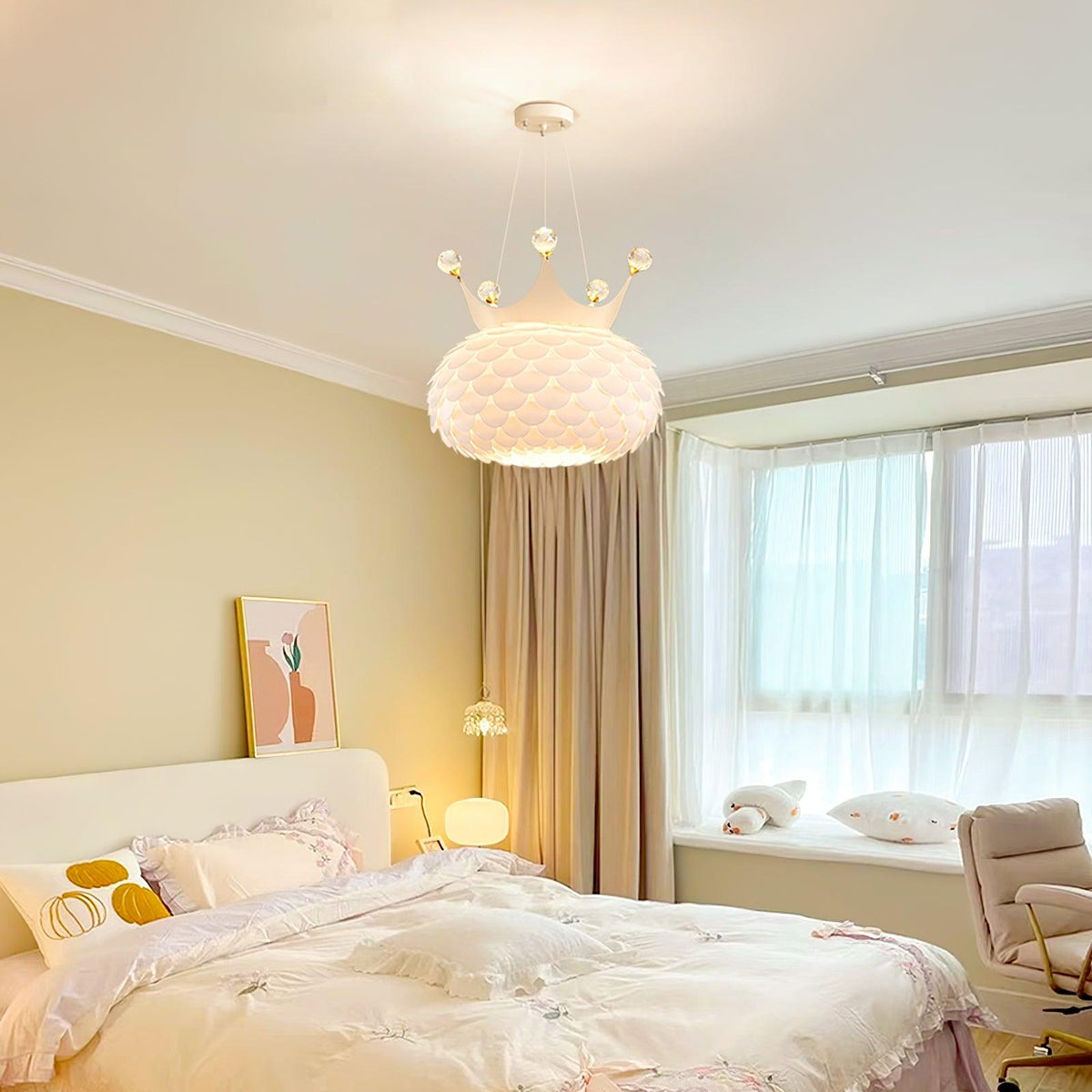Keloz hanglamp Acryl Scalloped Crown Whimsical