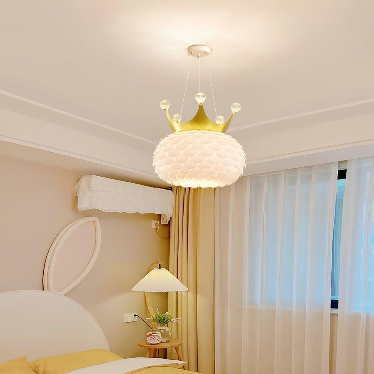 Keloz hanglamp Acryl Scalloped Crown Whimsical