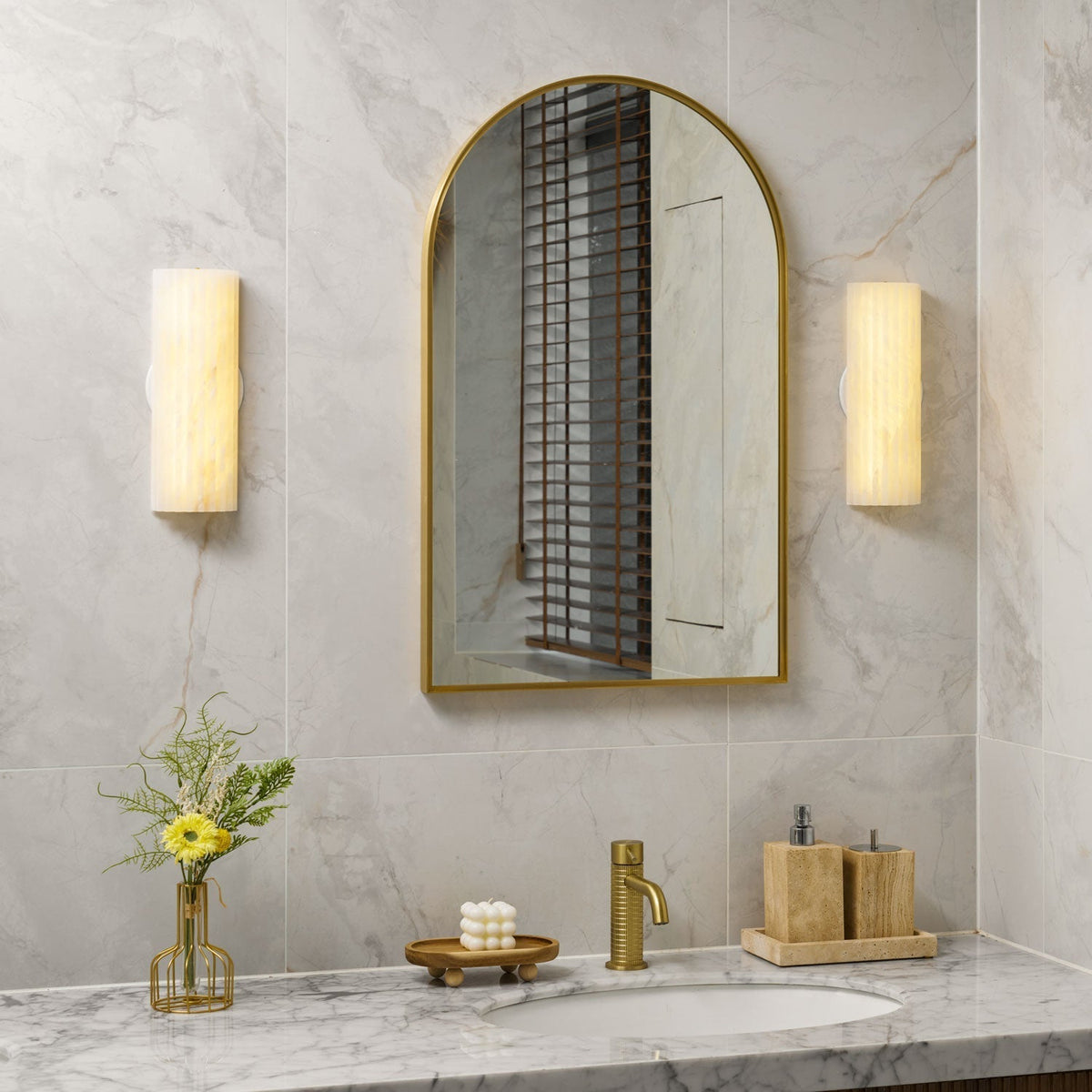 Aveniraria albasten wandlamp