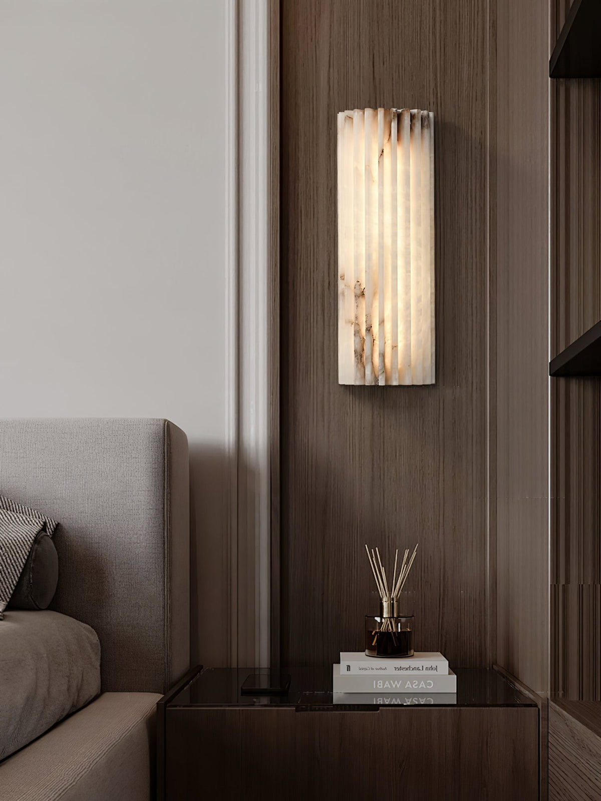 Aveniraria albasten wandlamp