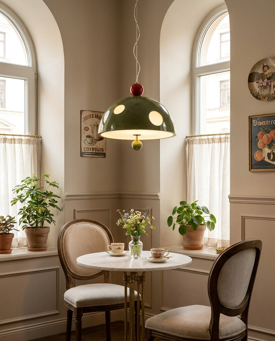 Toadstool hanglamp crème