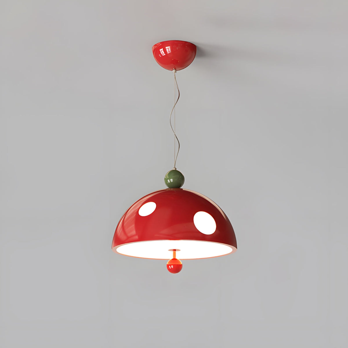 Toadstool hanglamp crème