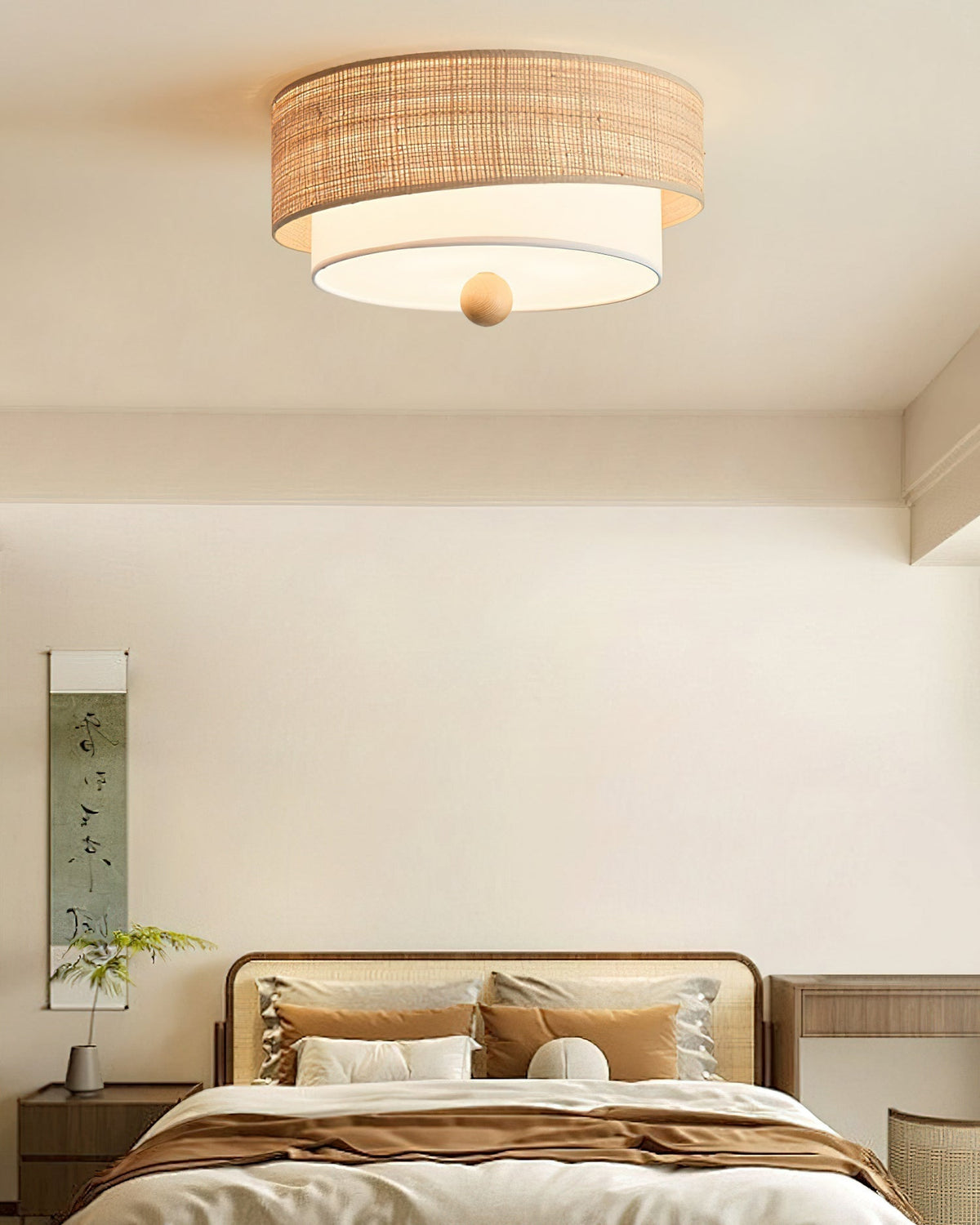 Elvyn vlakke plafondlamp