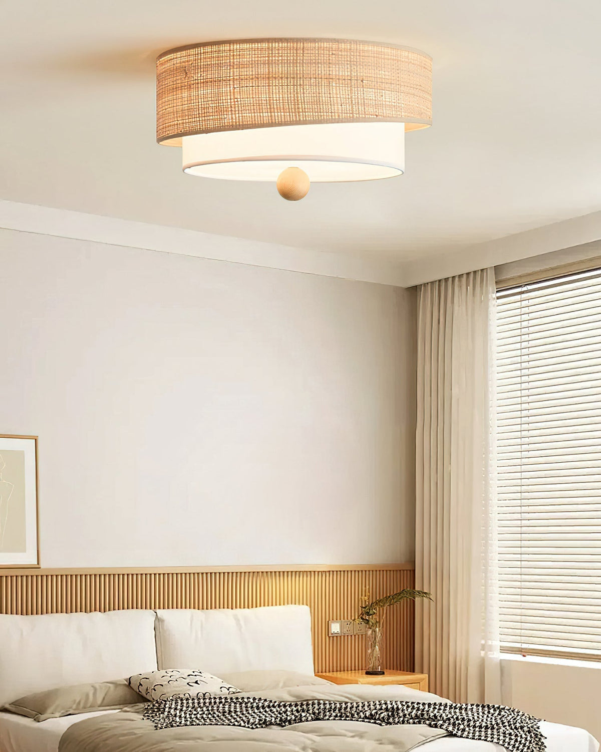 Elvyn vlakke plafondlamp