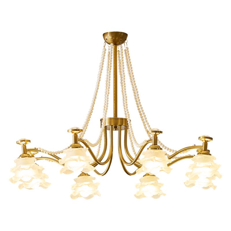 Cotalisra Premium elegantie Rose glas kroonluchter
