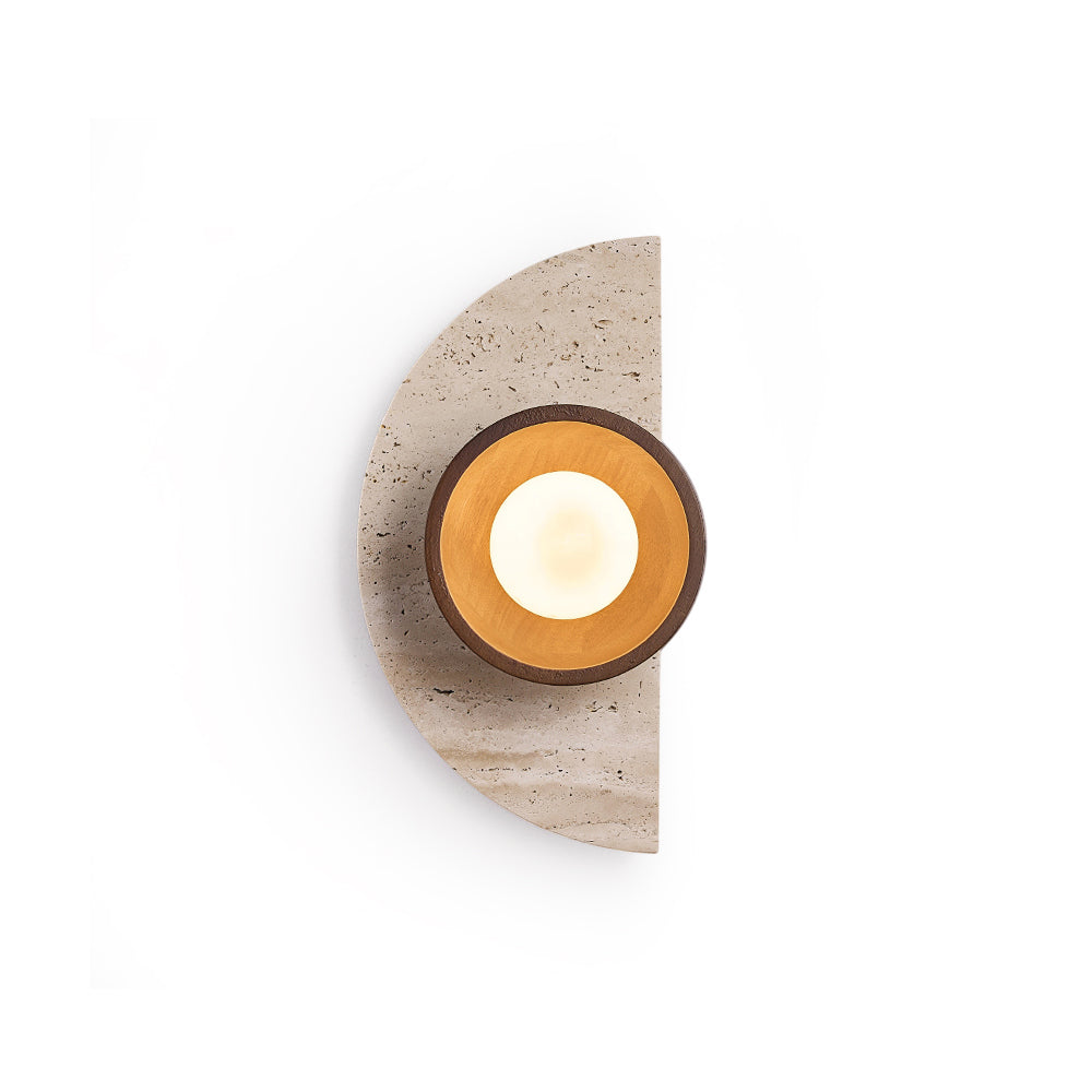 Dvaluvyi wandlamp travertin Individual Creativity