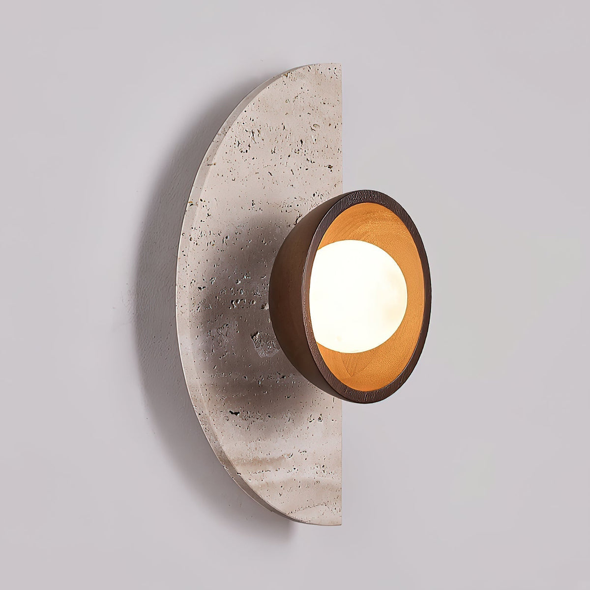 Dvaluvyi wandlamp travertin Individual Creativity