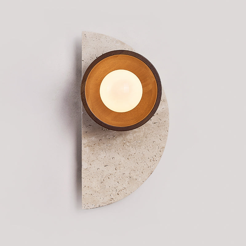 Dvaluvyi wandlamp travertin Individual Creativity