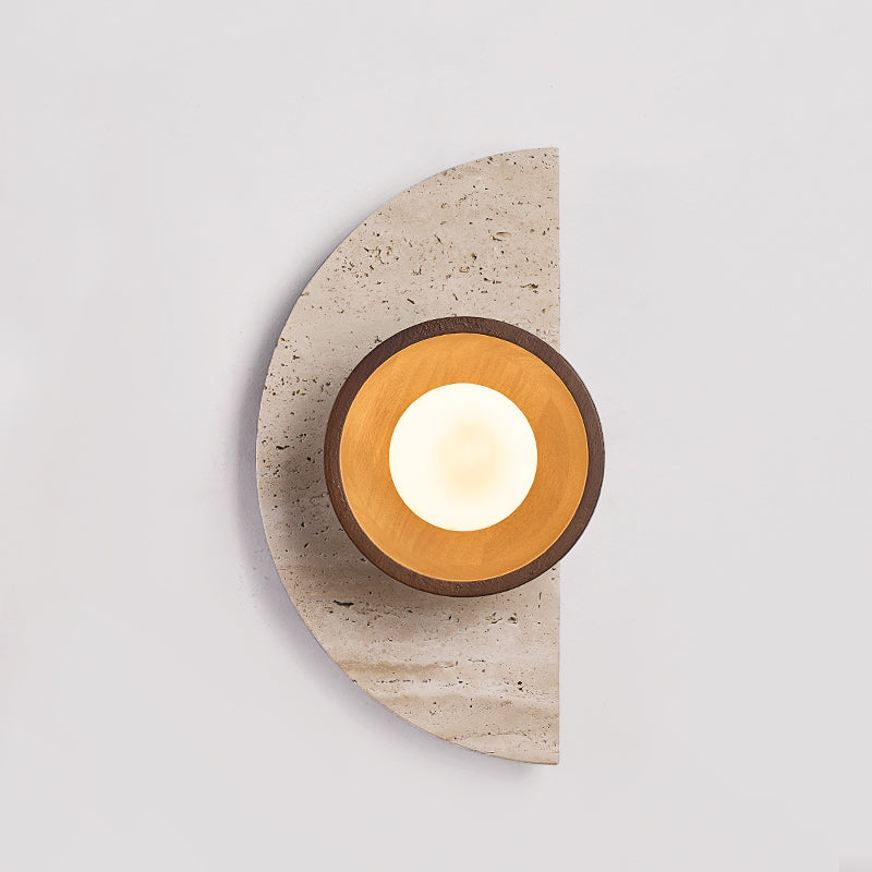 Dvaluvyi wandlamp travertin Individual Creativity