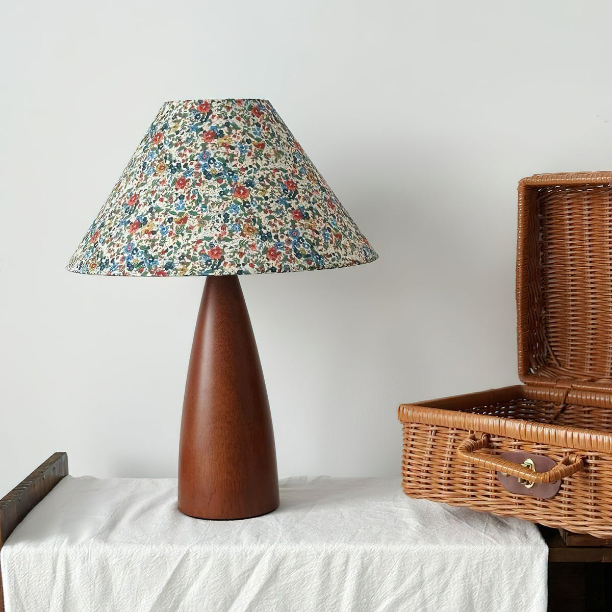 Ber Vintage Houten tafellamp