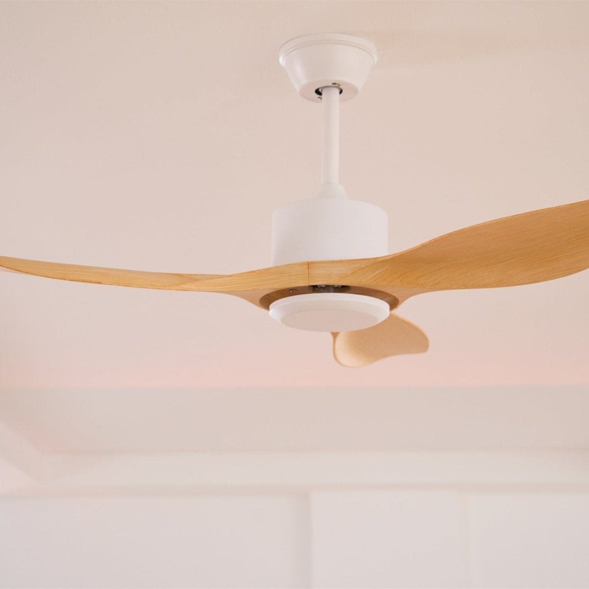 Aldaine minimalistisch houten plafondventilator