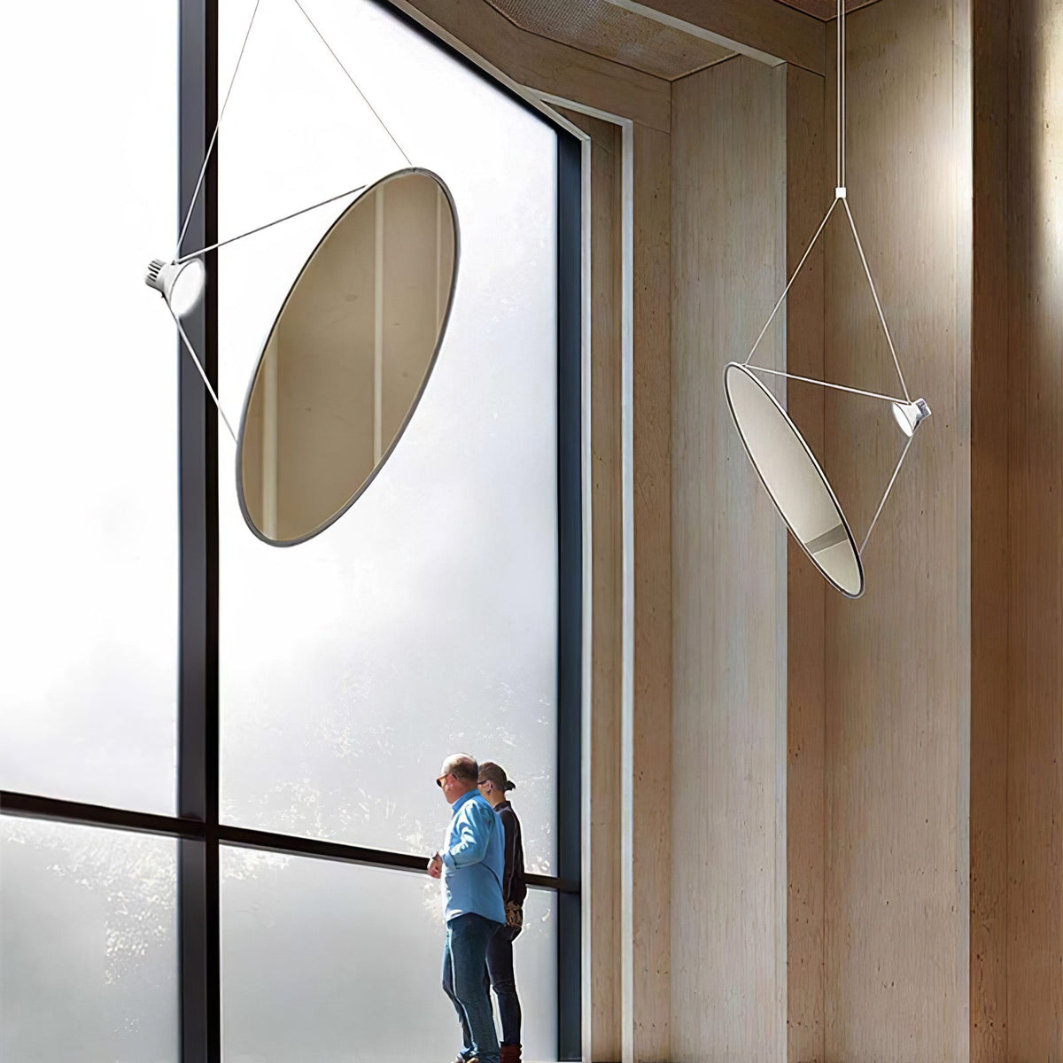 Brio staal Minimalistische hanglamp