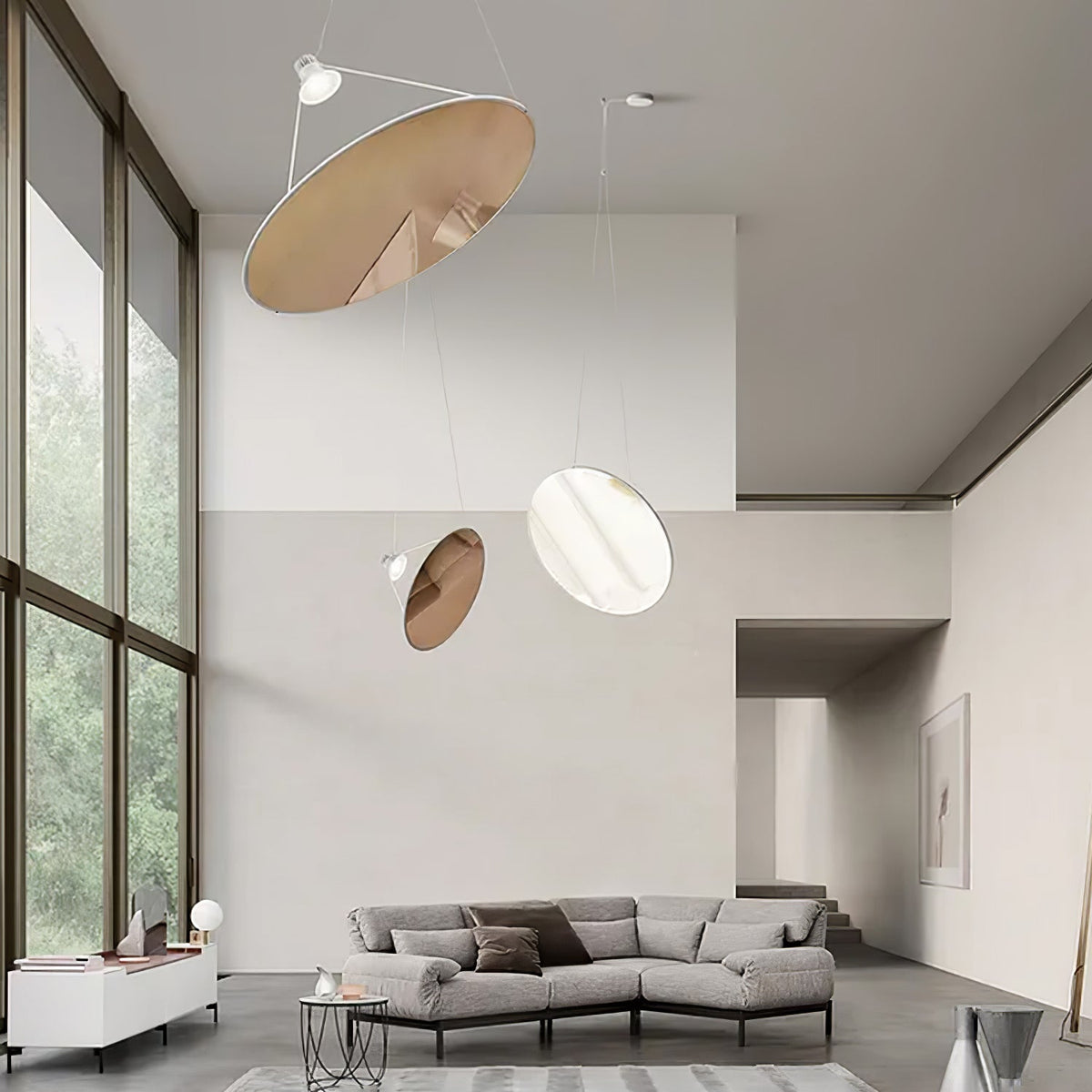 Brio staal Minimalistische hanglamp