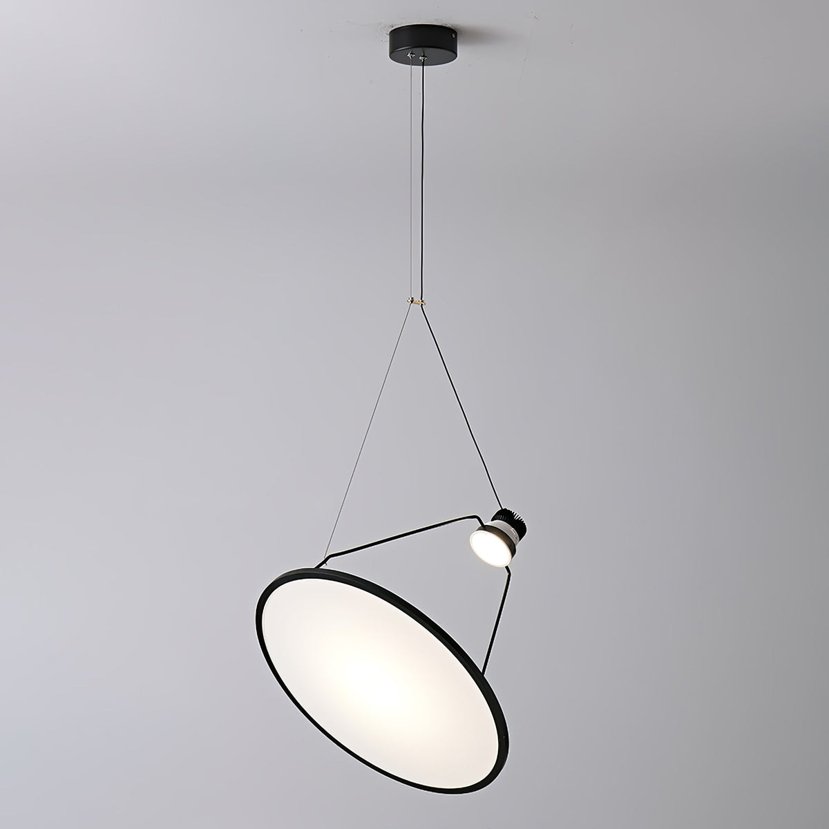 Brio staal Minimalistische hanglamp