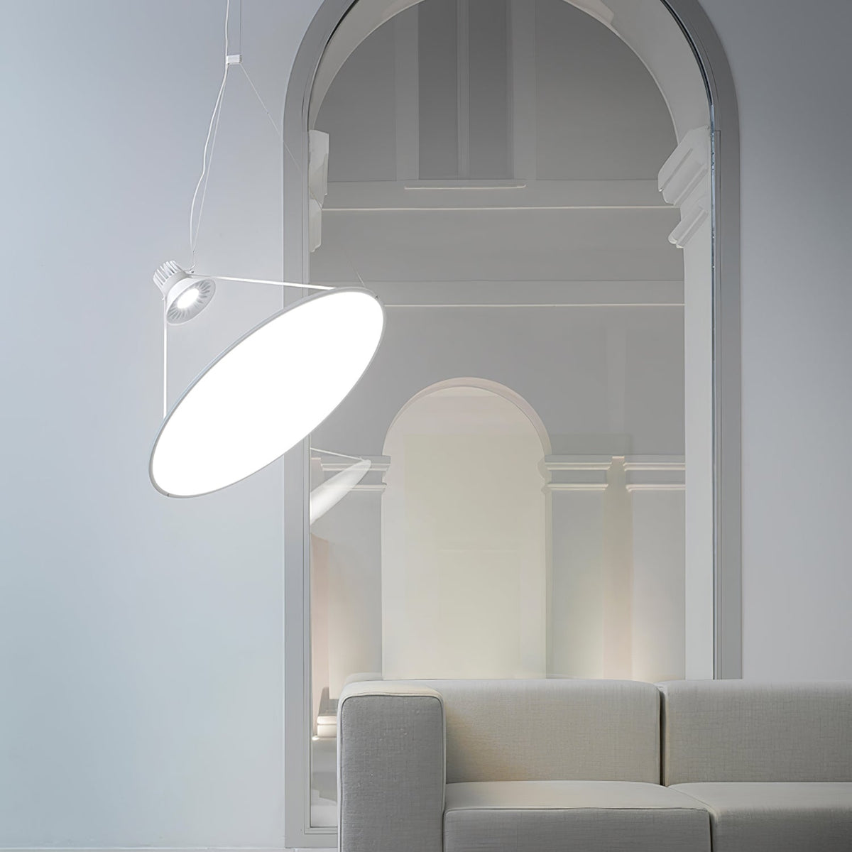 Brio staal Minimalistische hanglamp
