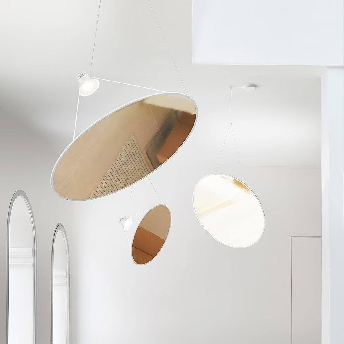 Brio staal Minimalistische hanglamp