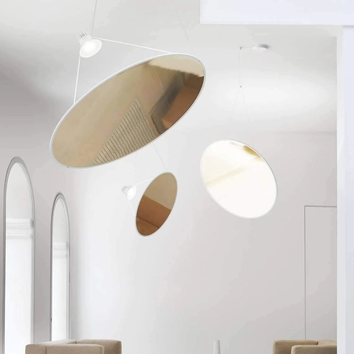 Brio staal Minimalistische hanglamp