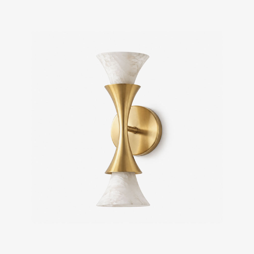 Oakenwick albast wandlamp