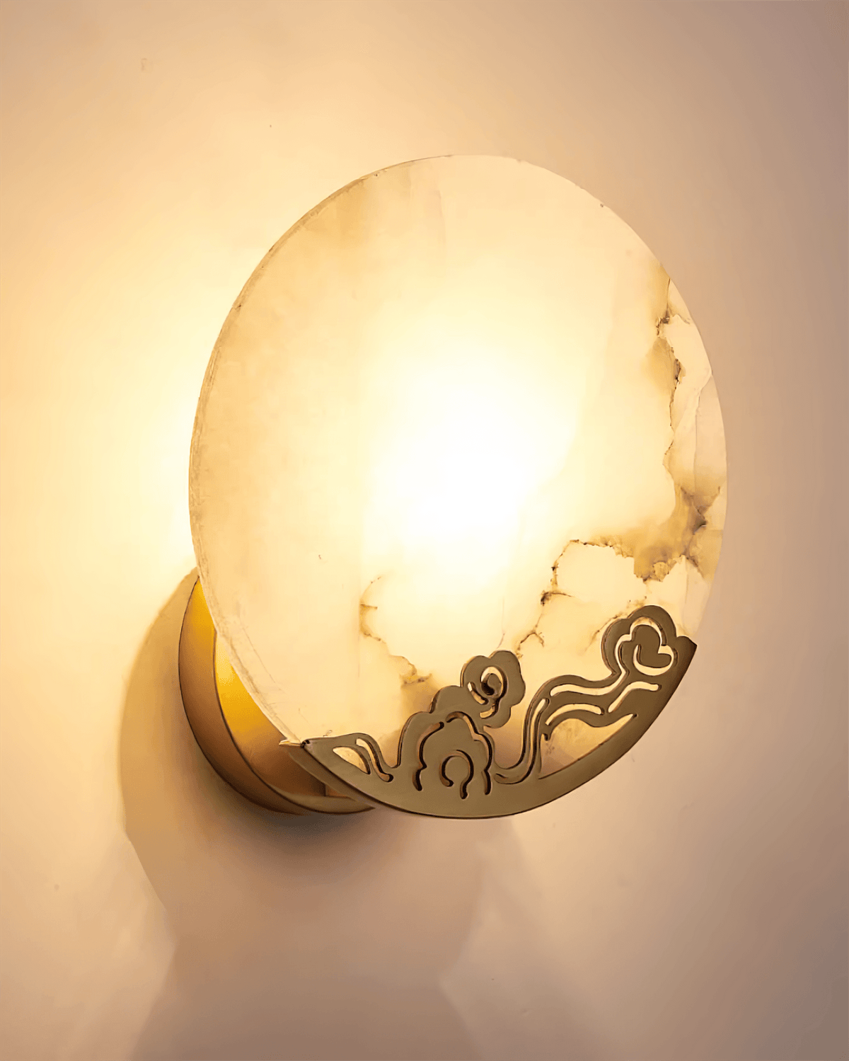 Eterna albasten wandlamp