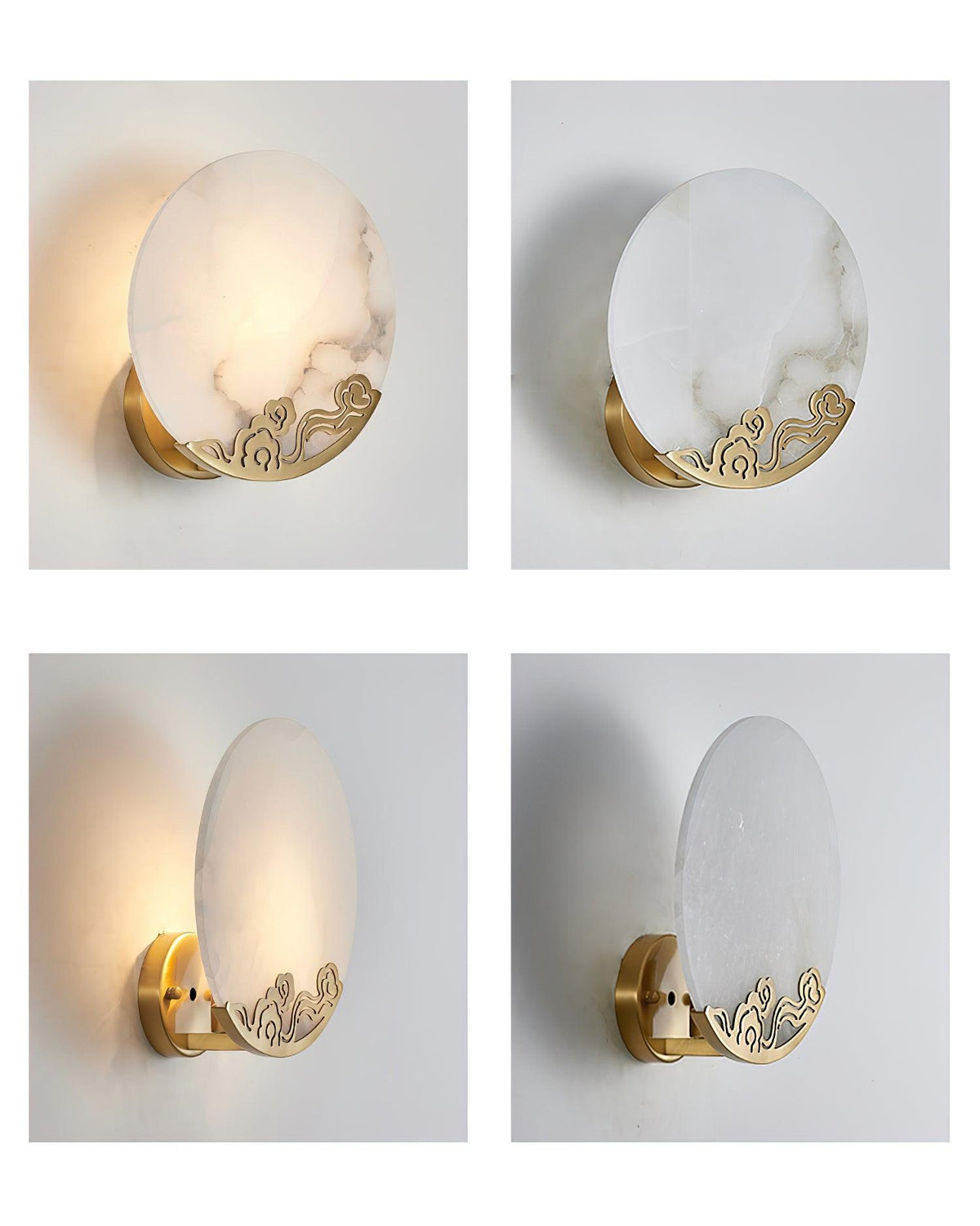 Eterna albasten wandlamp