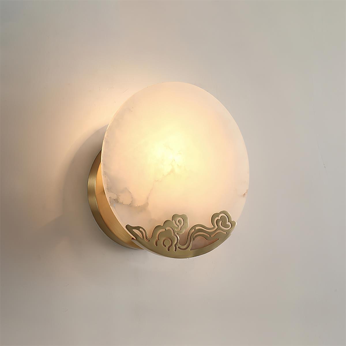 Eterna albasten wandlamp