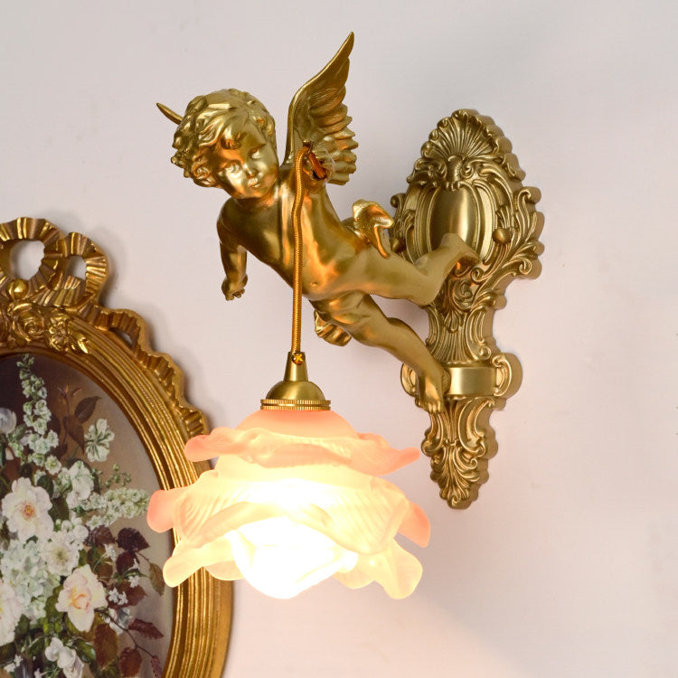 Solange Angel glas wandlamp