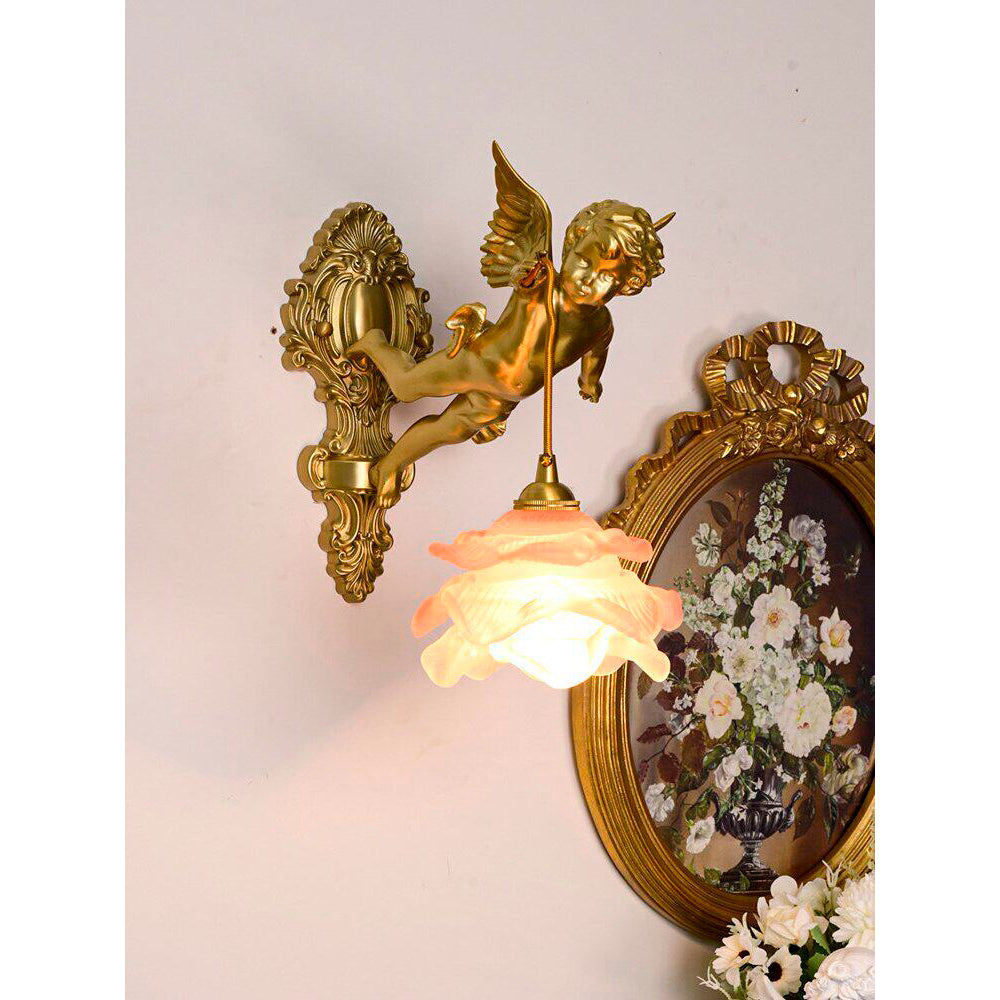 Solange Angel glas wandlamp