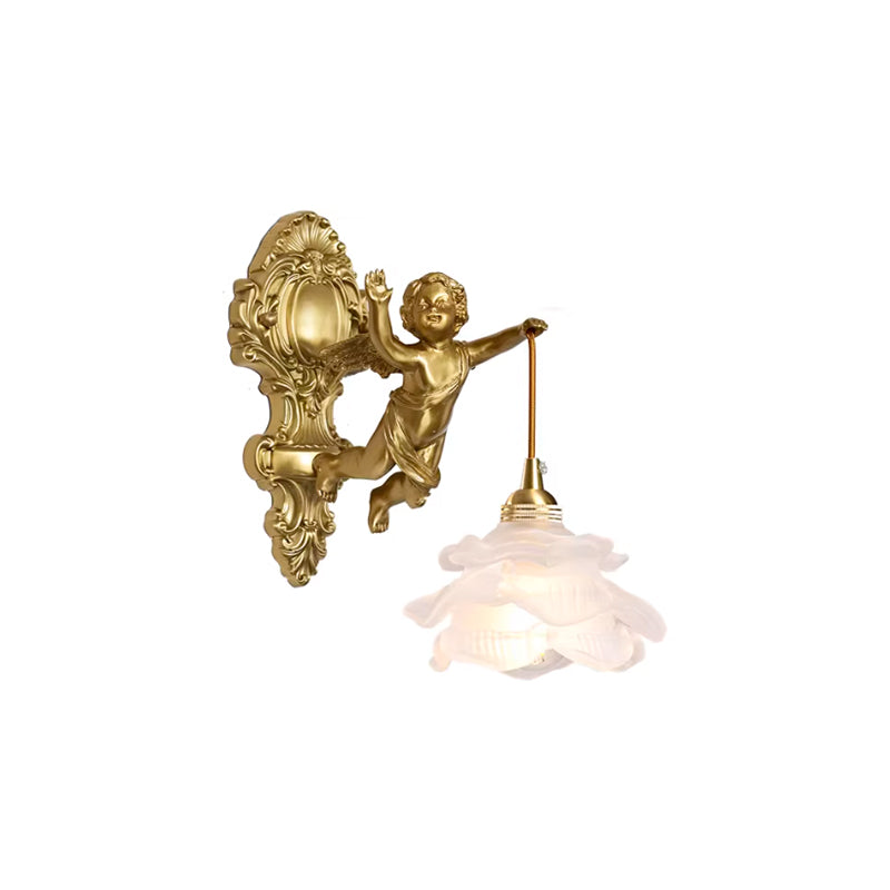 Solange Angel glas wandlamp
