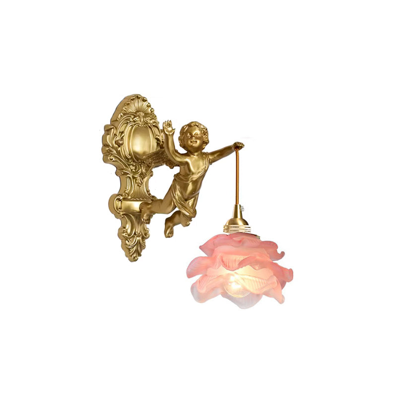 Solange Angel glas wandlamp