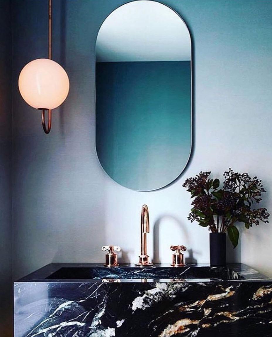 Brin elegante hanglamp van metaal en glas