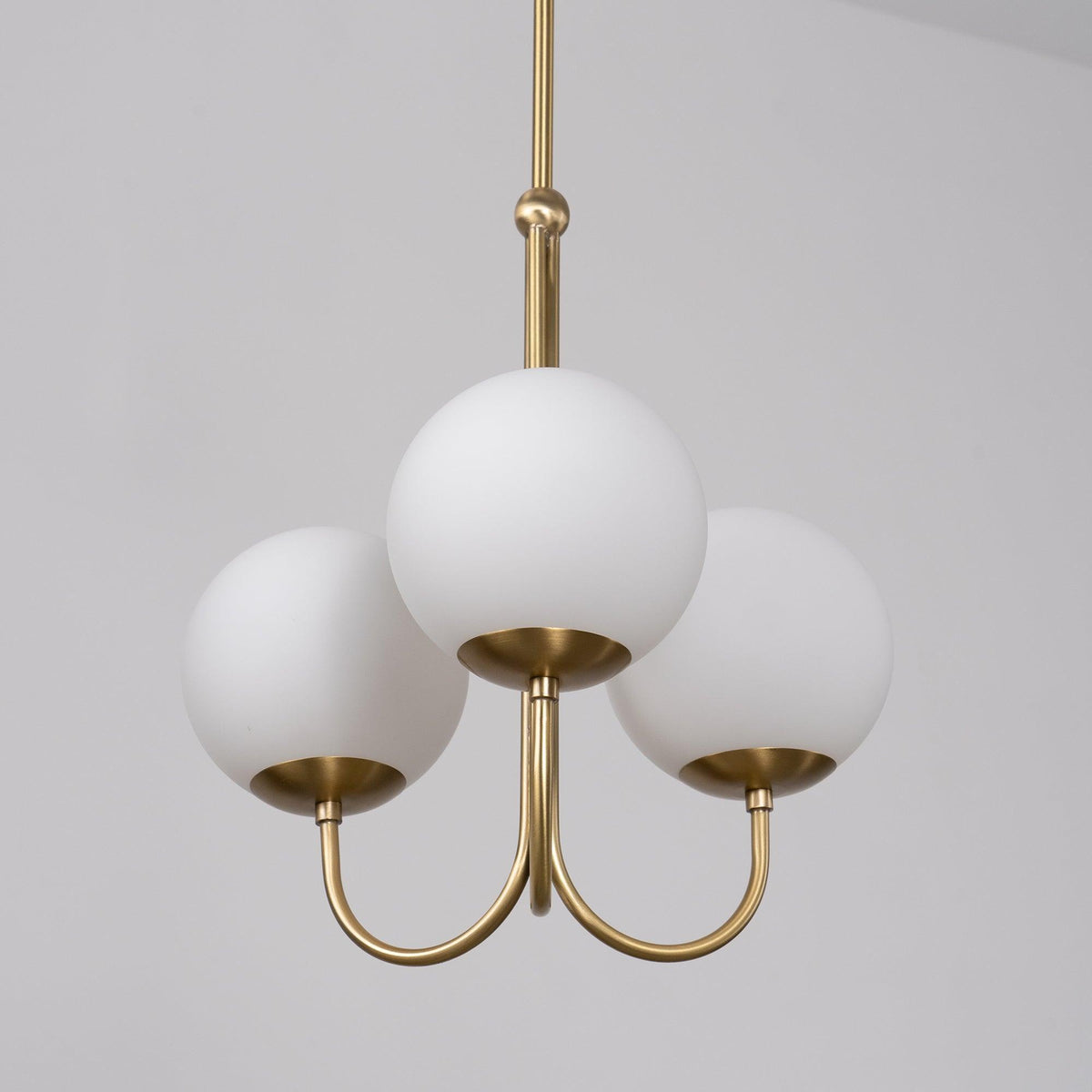 Brin elegante hanglamp van metaal en glas