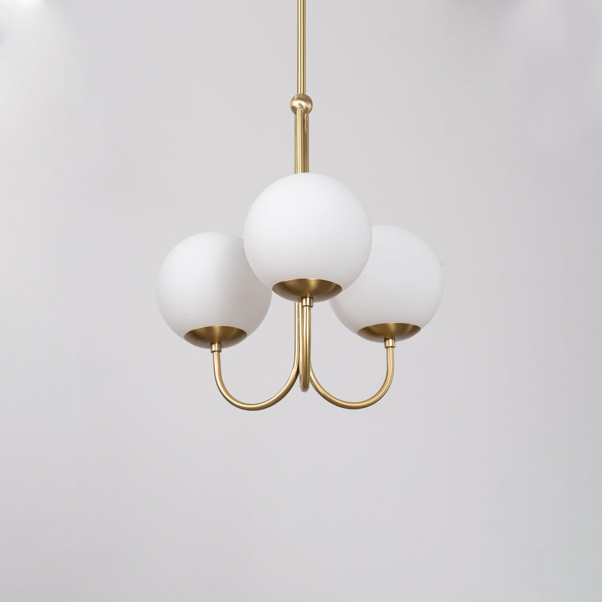 Brin elegante hanglamp van metaal en glas