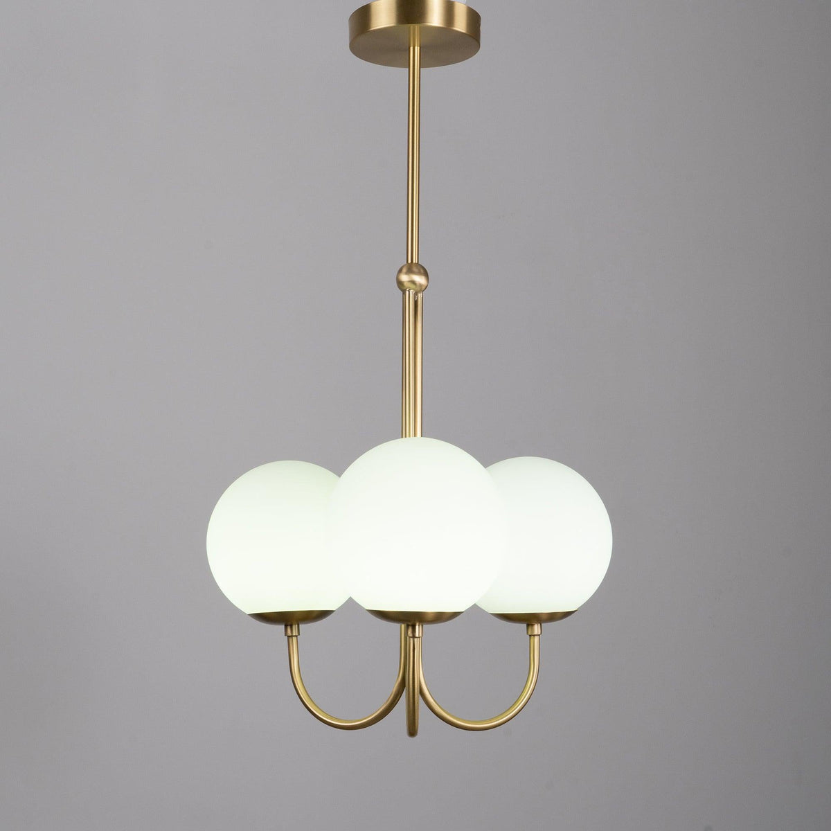 Brin elegante hanglamp van metaal en glas