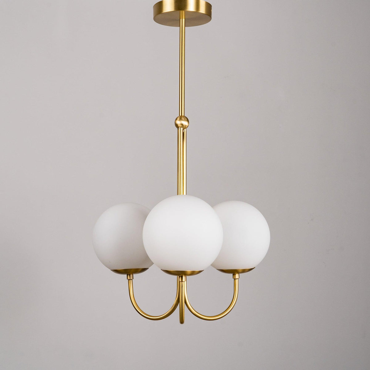 Brin elegante hanglamp van metaal en glas