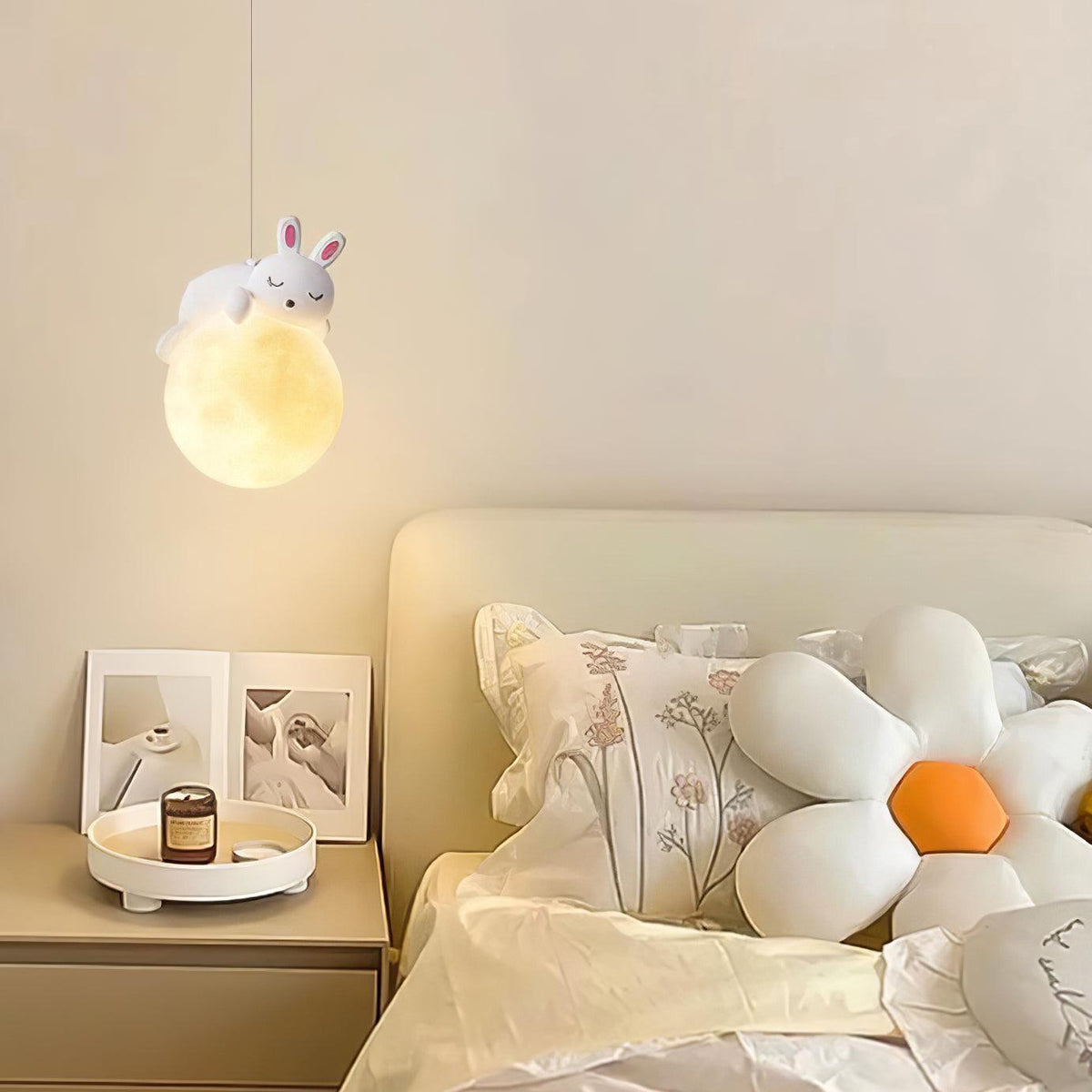 Velisise hanglamp Beer Maan voor kinderkamer