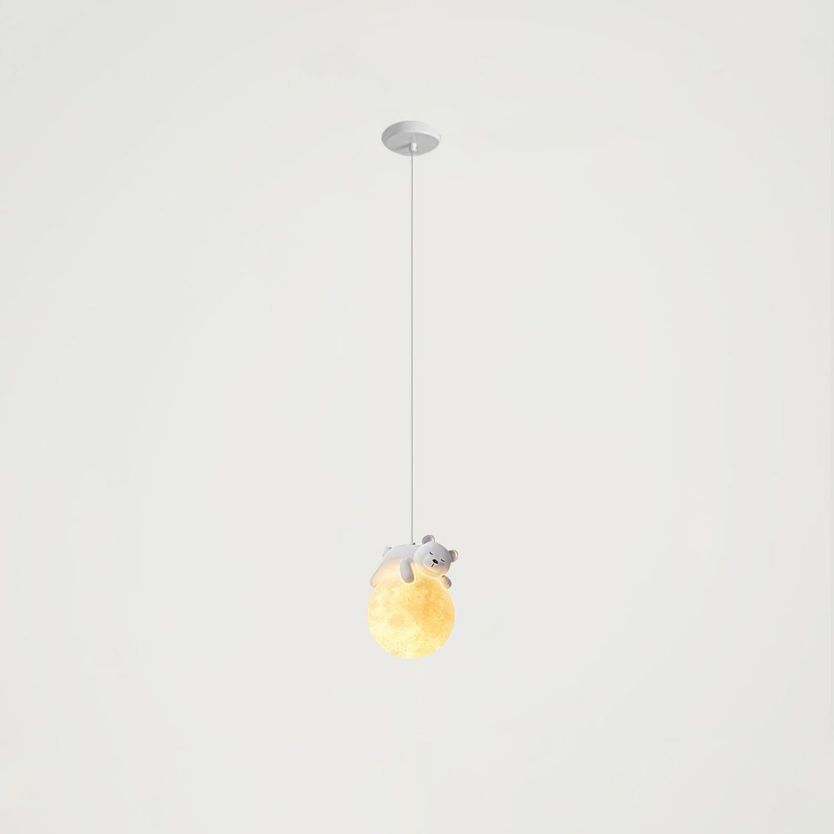 Velisise hanglamp Beer Maan voor kinderkamer