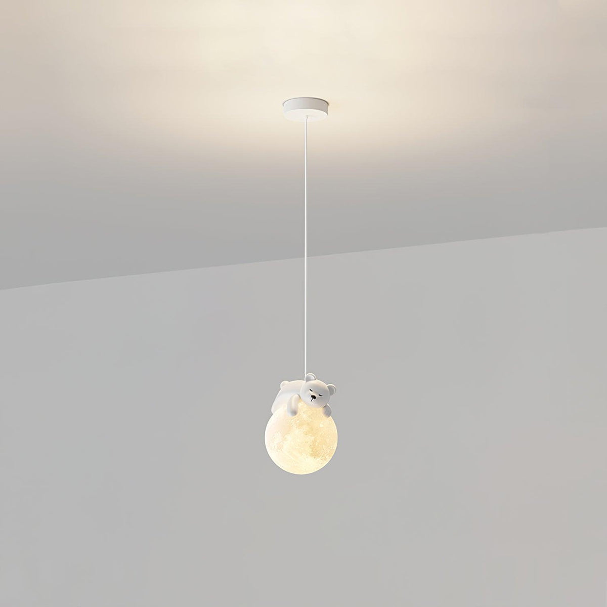 Velisise hanglamp Beer Maan voor kinderkamer
