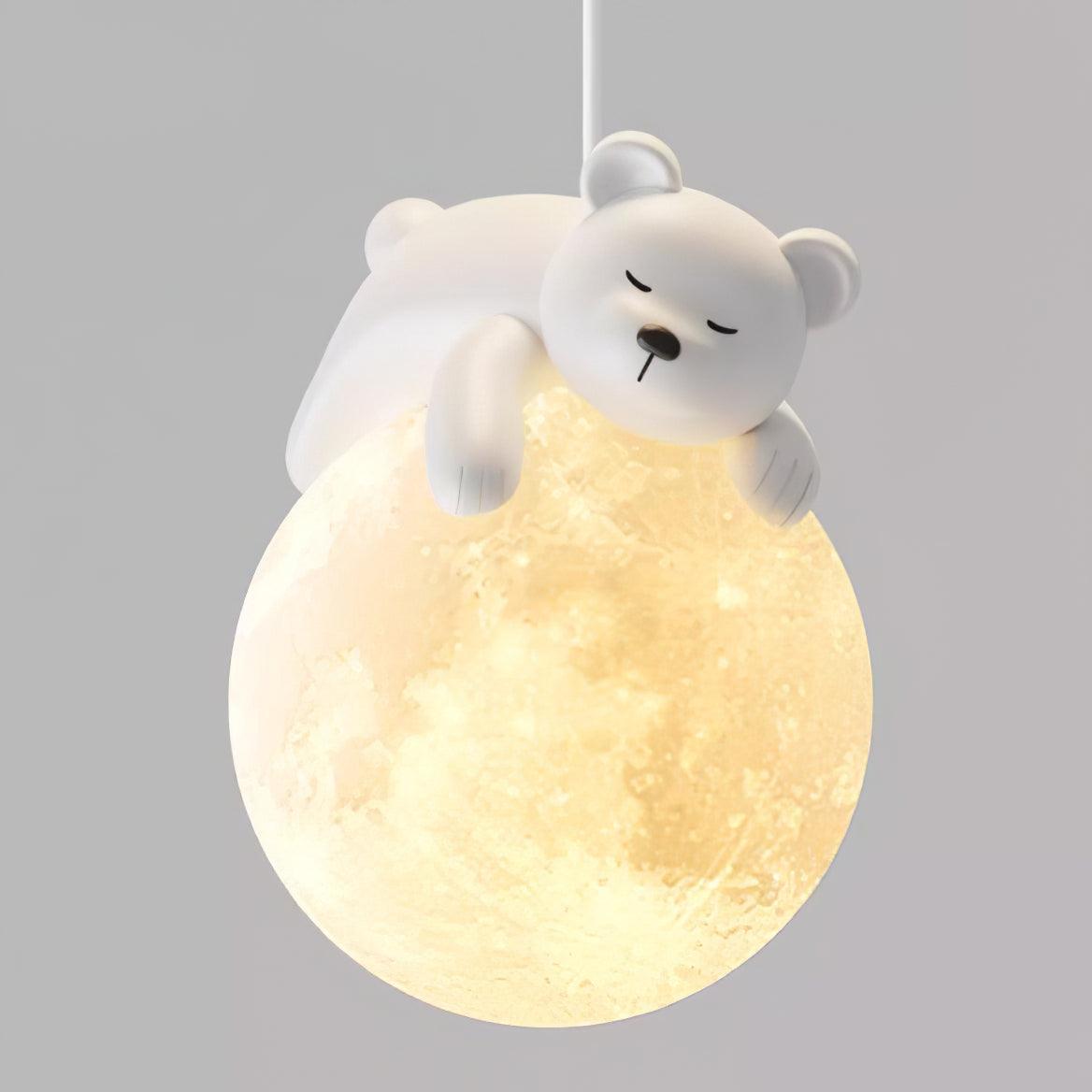 Velisise hanglamp Beer Maan voor kinderkamer