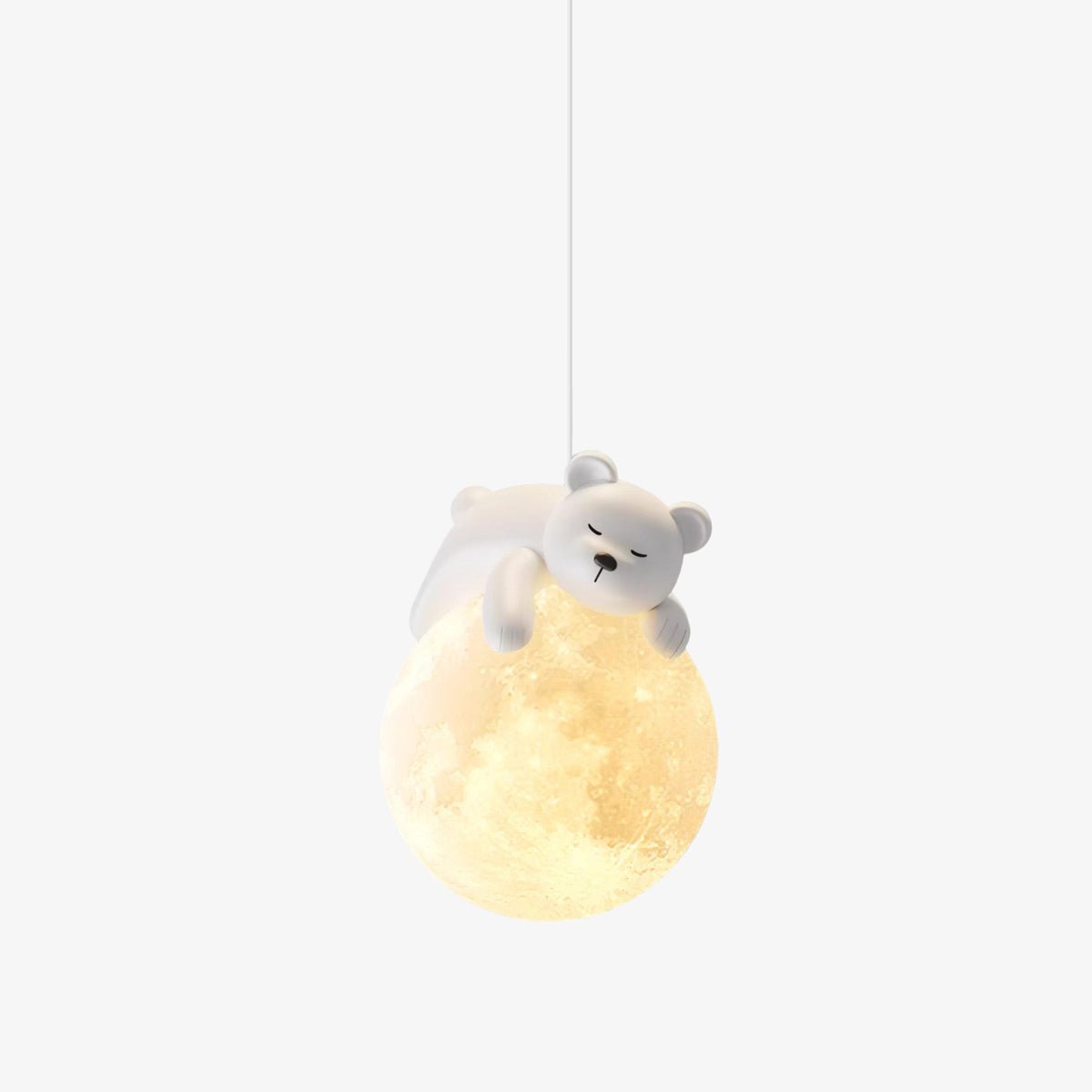 Velisise hanglamp Beer Maan voor kinderkamer