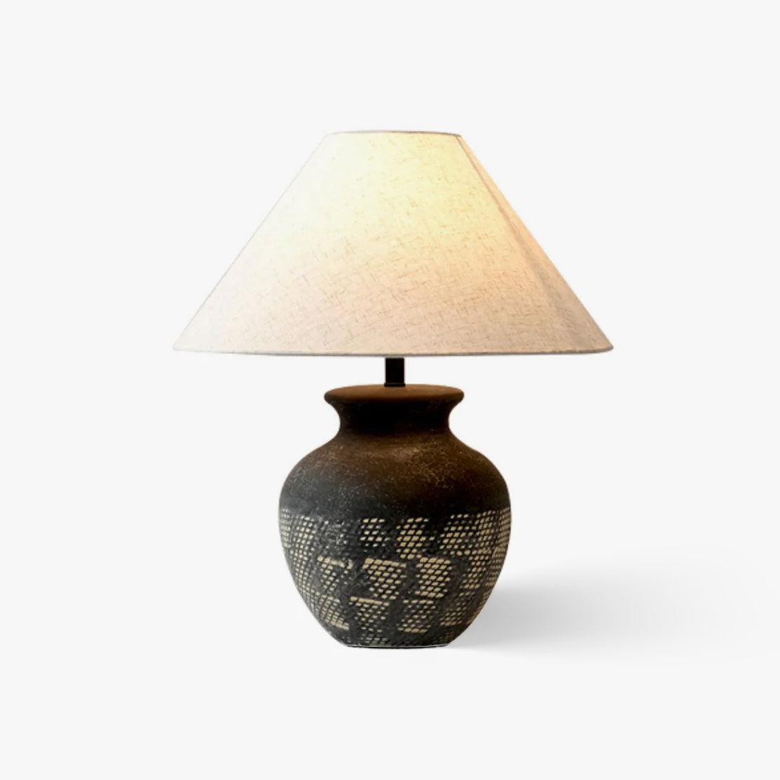 Crin Minimalistische tafellamp van keramiek