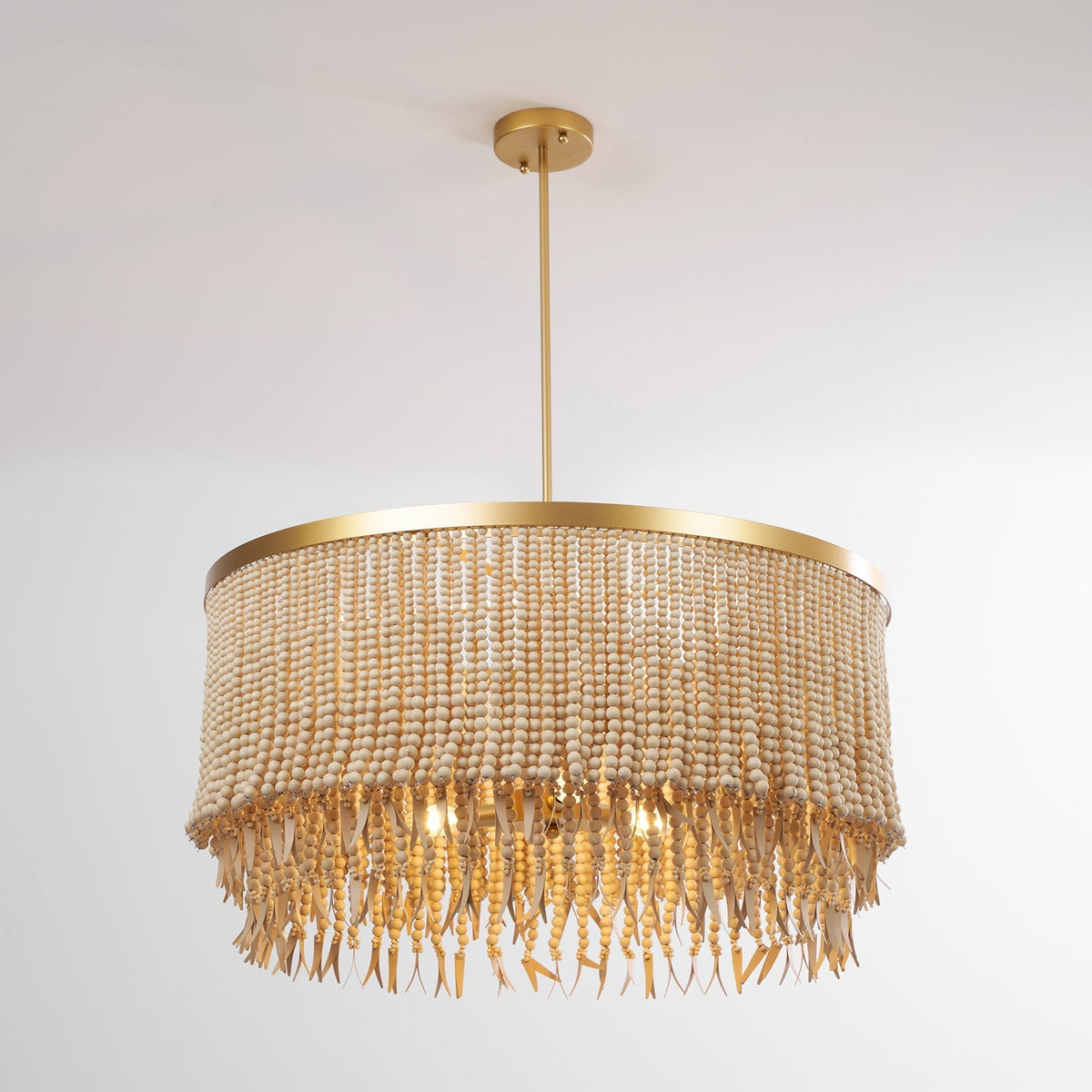 Ljomuvyn Postmodern Luxe Hout Metal Kroonluchter